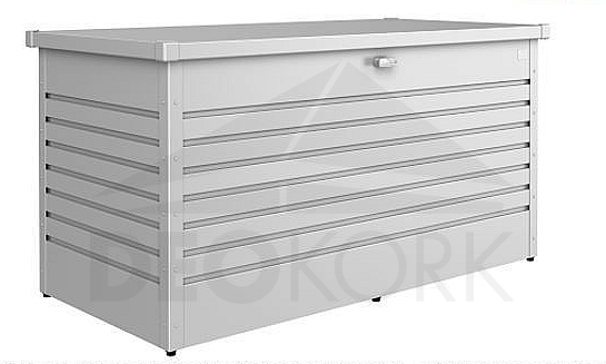 Vonkajší úložný box FreizeitBox 101 x 46 x 61 (strieborná metalíza)