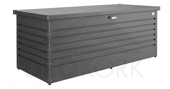 Vonkajší úložný box FreizeitBox 101 x 46 x 61 (tmavo šedá metalíza)